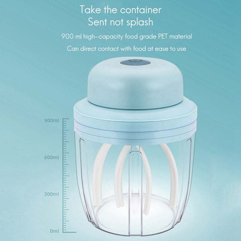 Automatic Cream And Food Whisker Self Stirring Button On Lid