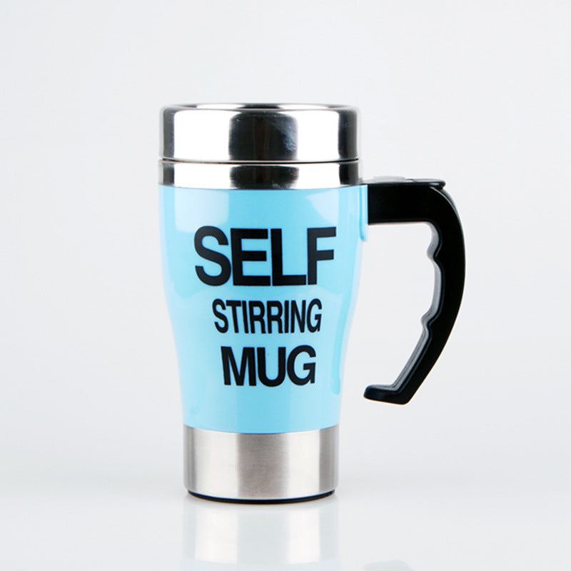 Sky Blue Self Stirring Large Coffee Mug