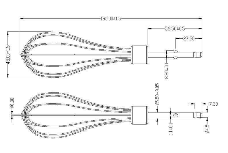 Stainless Steel Egg Beater/Whisk