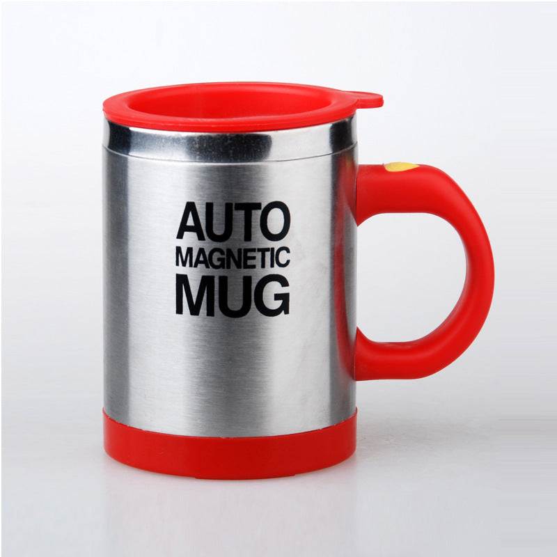 Red Magnetic Original Self Stirring Mug