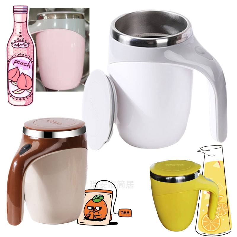 Self Stirring Rounded Magnetic Coffee Mug