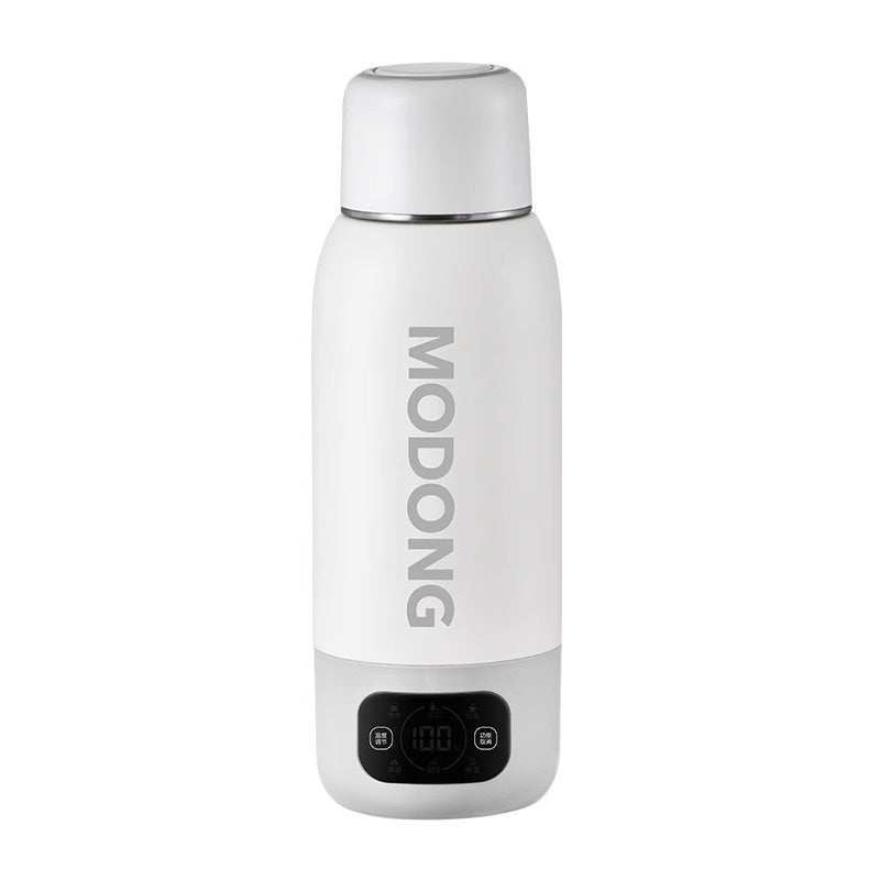 White/Gray Self Warming/Cooling Water Bottle