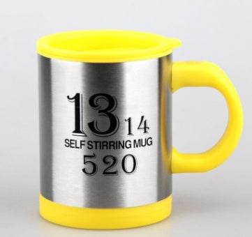13 14 Yellow Original Self Stirring Mug