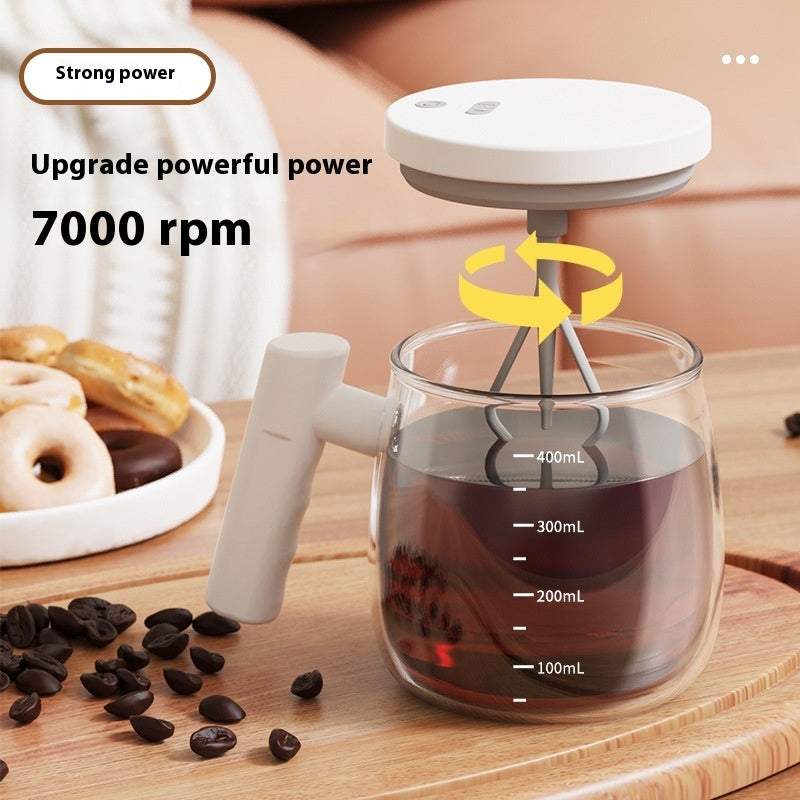 Self Stirring Glass Cup V1