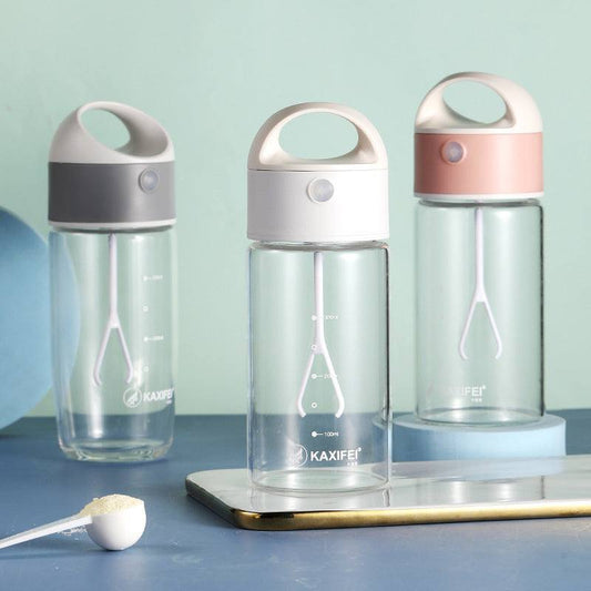 Automatic Stirring Cooking Measuring Bottle Self Stirring Button On Lid