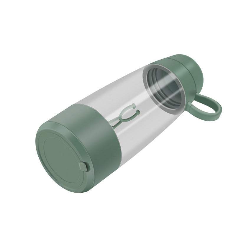 Self Stirring Rounded Coffee Bottle Self Stirring Button On Side