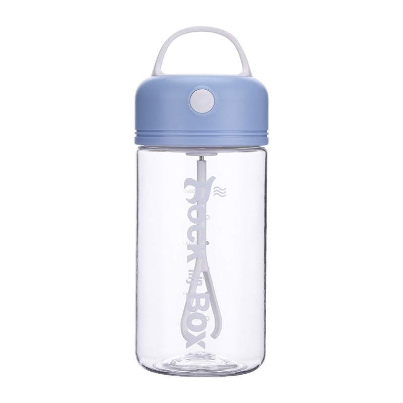 Blue Self Stirring Portable Bottle