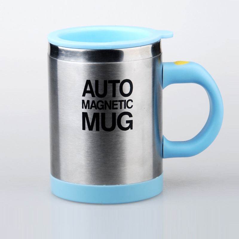 Blue Magnetic Original Self Stirring Mug