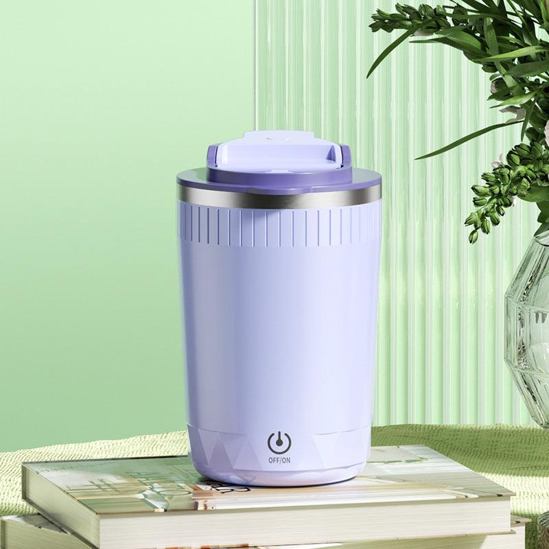 Light Purple Self Stirring Electric Magnetic Coffee Cup