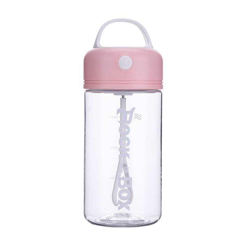 Pink Self Stirring Portable Bottle