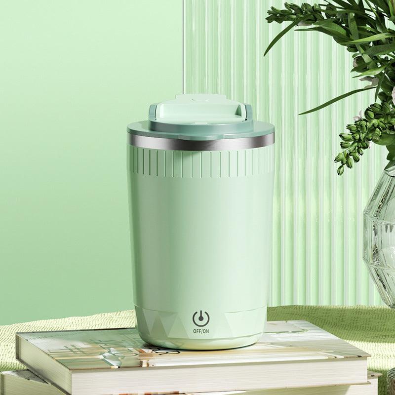 Light Green Self Stirring Electric Magnetic Coffee Cup