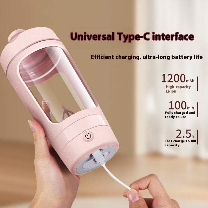 Self Stirring Large Coffee Bottle Self Stirring Button On Lower Half And On The Side