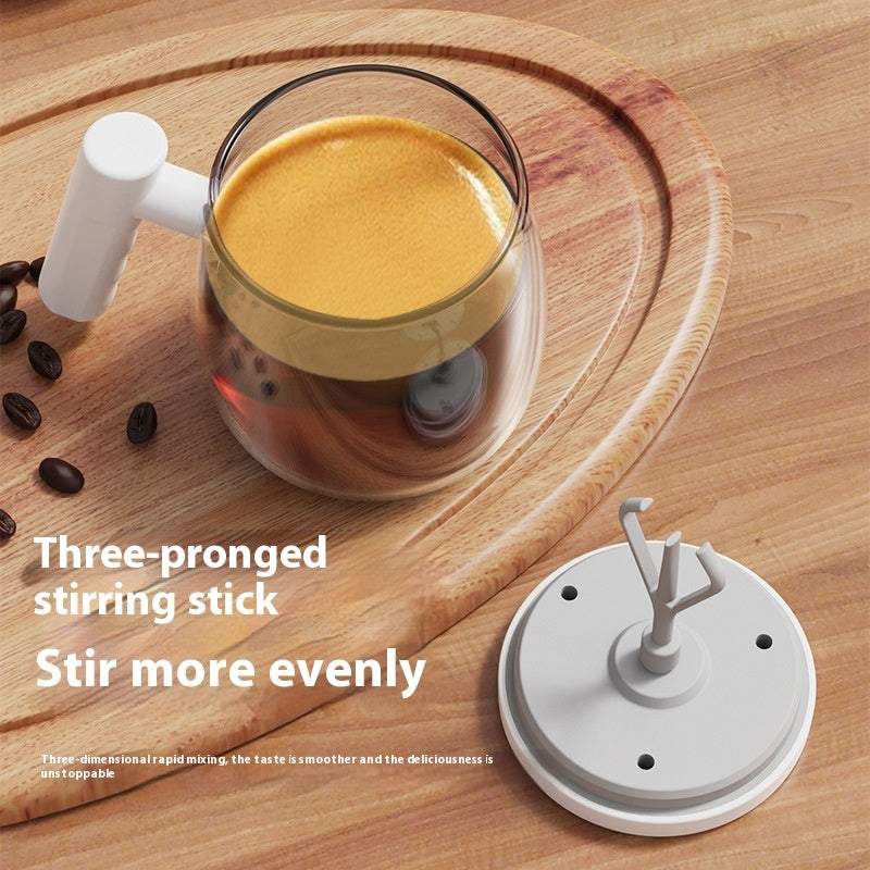 Self Stirring Glass Cup V1